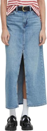 Levi's Dames, Rokken, Blauw, Maat: W24 Katoen
