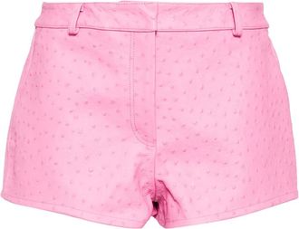 Casablanca Shorts in pelle - Rosa