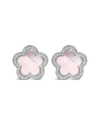 House of Brilliance Haus Of Brilliance 14K Diamond & Pearl Stud Earring