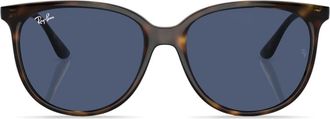 Ray-Ban tortoiseshell-effect square-frame sunglasses - women - Plastic - 54 - Green