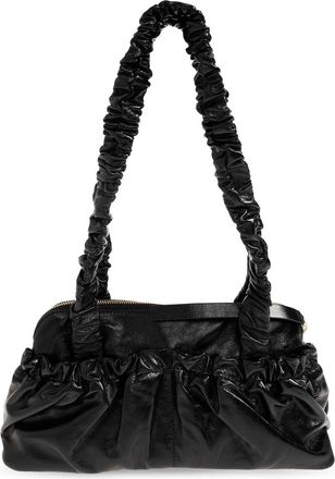 Marni Womens Shoulder Bag Gathered Black