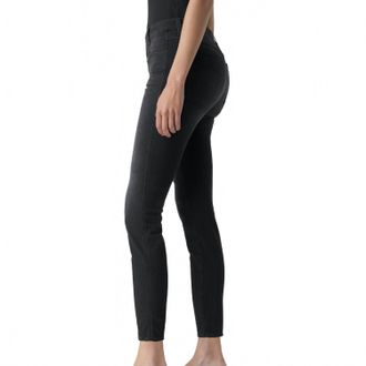 Closed Womens A Better Blue Skinny Pusher Jeans In Dark Grey