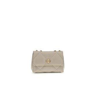 Tory Burch Tory Burch, Shoulder Bags, female, Beige, Size: ONE SIZE Lamb Ovis Aries Aries Shoulder Bag