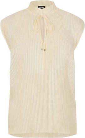 HUGO BOSS Womens 10259697 01 Vest in Open White - Size 10 UK