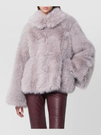 Rotate faux fur jacket