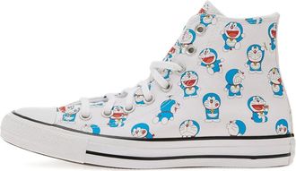 Converse doraemon print high-top trainers - Bianco