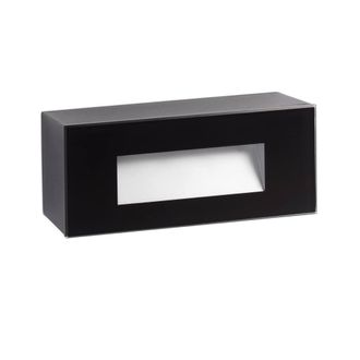 Netlighting Dart Recessed Wall Lamp Matt Black IP65 3000K