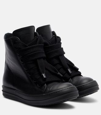 Rick Owens Jumbolace leather sneakers