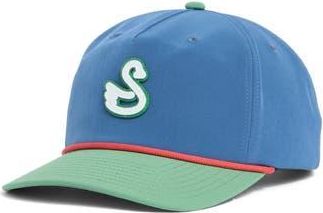 Swannies Patch Snapback Cap in Blue/Green at Nordstrom Rack