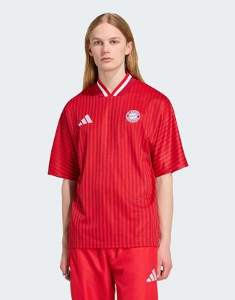 adidas adidas Performance - FC Bayern Munchen - Maglia da stadio rossa-Rosso