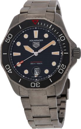 Tag Heuer Pre-owned Tag Heuer Aquaracer Automatic Black Dial Mens Watch WBP208D.BF0631