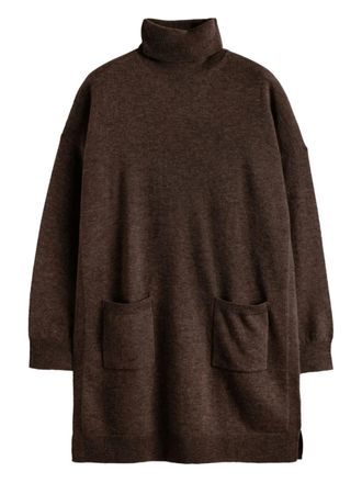 Chinti and Parker fine-knit dress - women - Cashmere/Wool - LL - Brown