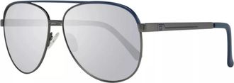 Guess Stijlvolle Metalen Grijze Zonnebril - Heren - Zonnebrillen - Grijs - ONE Size - Accessoires