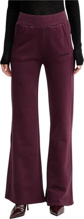 Patrizia Pepe Cotton Trainingsbroeken - Dames - Sweatpants - Paars - S - Katoen - Broeken