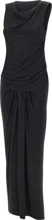 Entire studios Drape Dress - Dames - Maxi kleedjes - Zwart - M - Kleedjes