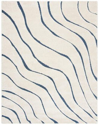 Safavieh Alfombra beige/azul 236 x 305 cm