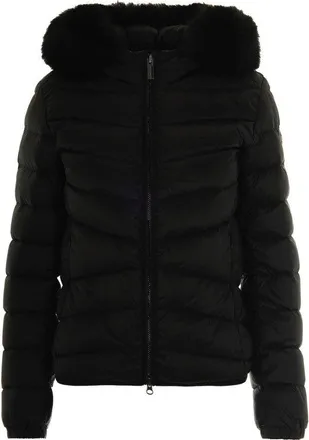 Colmar Black Hooded Down Jacket