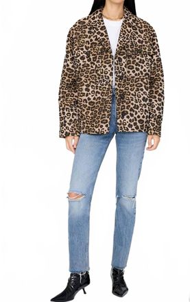 Anine Bing Flynn Jacket In Brown