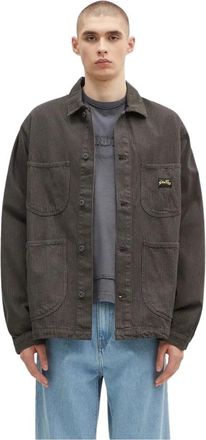 Stan Ray Jassen, Heren, Groen, L, Katoen, Patroon Katoenen Shirt