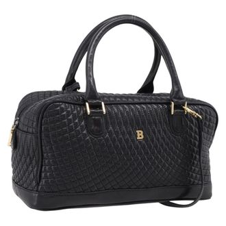 Bally Handbag Leather Leather Handbag (Pre-Owned)