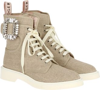 Roger Vivier Womens Beige Boot