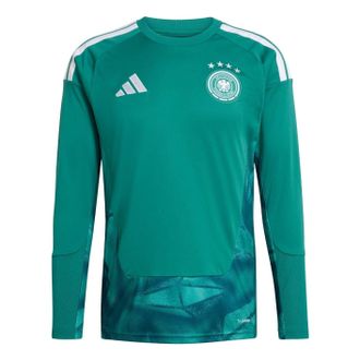 adidas Germany 26 Home Goalkeeper Long Sleeve Jersey Asia Sizing Active Green JM3716