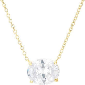 Untamed Petals Halo Crystal Pendant in Metallic Gold at Nordstrom