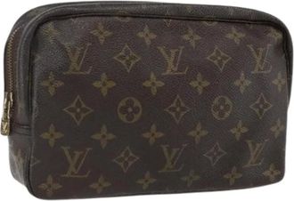 Louis Vuitton Pre-owned Clutches, female, Brown, Size: ONE SIZE Pre-owned Canvas Clutch