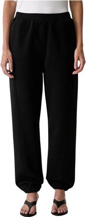 Patrizia Pepe Trainingsbroeken - Dames - Sweatpants - Zwart - M - Katoen - Broeken