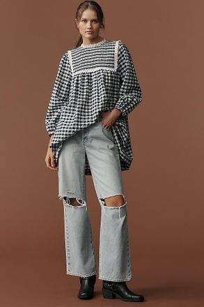 Hunter Bell Carlyle Long-Sleeve Mini Dress