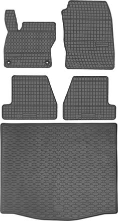 OEM Juego De Alfombrillas De Goma Para Coche Y Maletero Para Ford Focus Iii Hatchback (2011-2018)