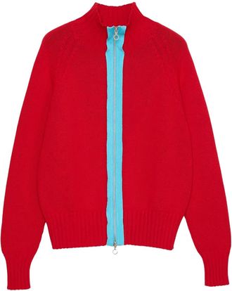 Edward Cuming Chakra bomber jacket - Red