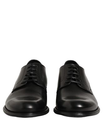 Dolce & Gabbana Calfskin Leather Derby - Black