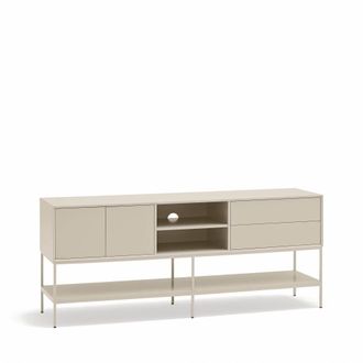 Teulat Mueble de tv 2 puertas 2 cajones arena