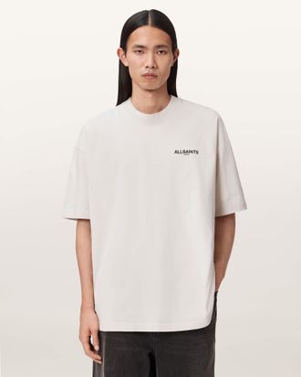 AllSaints Hallis Oversized Graphic T-Shirt