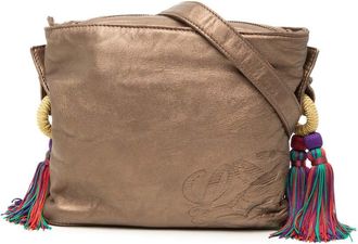 Loewe Pre-owned LOEWE Nappa Metallic Flamenco Tassel Crossbody Ladies BR7C2CVYBFKLSIC8