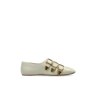 Chlo&eacute; Schoenen, Dames, Beige, 39 EU, Leer, Susan leren schoenen