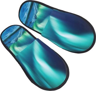 Generic Shoes Northern Light Comfy Slippers Anti-Skid Sliders For Bedroom Christmas Big Kid M