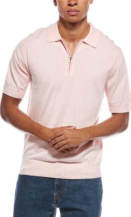 N.Peal N.Peal Polo Zip Cashmere-Blend Sweater