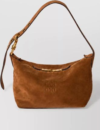 Miu Miu leather clutch bag