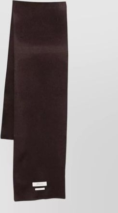 Jacquemus rectangular scarf soft texture design