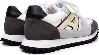 Axel Arigato Womens Aeon Runner Sneakers Gray Suede