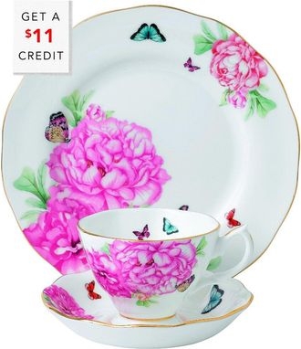 Royal Albert Miranda Kerr For Royal Albert Friendship 3Pc Teacup And Saucer Set With $11 Credit