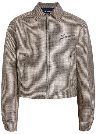 Jacquemus La Veste De-nîmes Canevas Denim Jacket - Navy - 48 (IT48 / M)