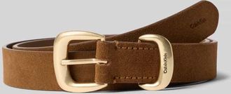 Calvin Klein G&uuml;rtel aus Leder mit Dornschlie&szlig;e in Cognac, Gr&ouml;&szlig;e 100