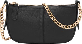 Fossil Womens Jolie Leather Mini Crossbody