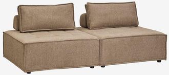 Sklum Sof&aacute; Modular De 2 Piezas En Tela Vermont Sklum