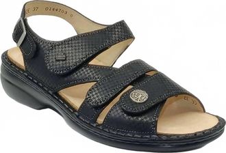 Finn Comfort Womens Gomera-S Open Toe Sandals In Nero Hardy