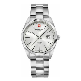 Swiss Alpine Military 7016.1132 Horloge - Heren - Accessoires - Grijs - Maat: ONE Size