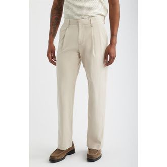 Open Edit Straight Leg Pants in Beige Birch at Nordstrom, Size 28